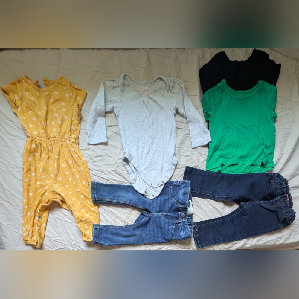12-18 Months Baby Girl Lot Of 8 Pieces